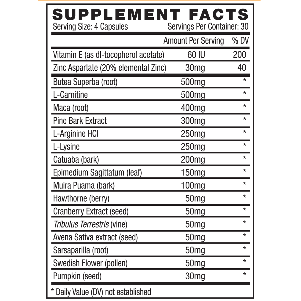 semenax ingredients increase semen volume naturally