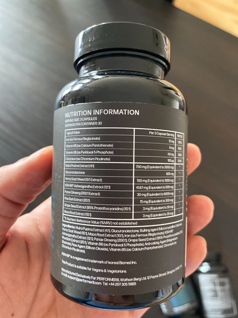 performer 8 review : the ingredients