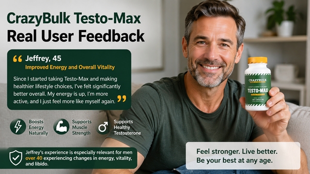 CrazyBulk Testo-Max Real User Feedback