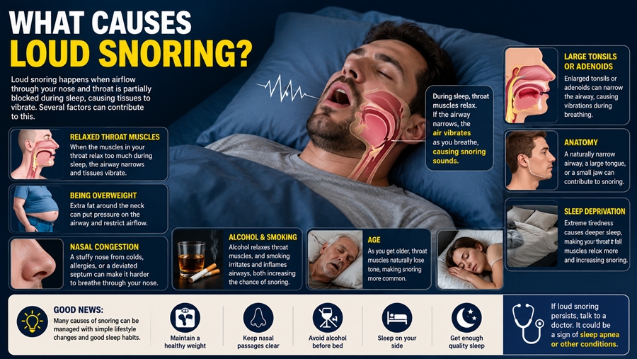 What Causes Loud Snoring? AirSnore