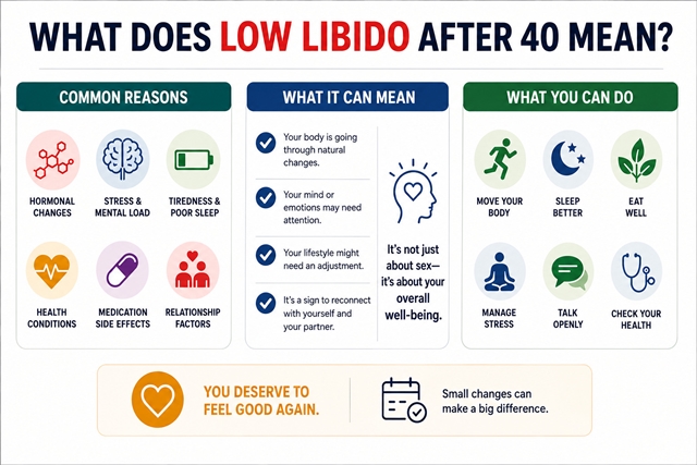 What Does Low Libido After 40 Mean?