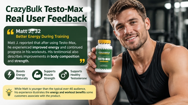 Matt J., 32 – Better Energy During Training using Testo-max