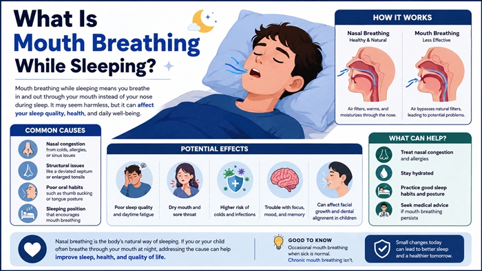 What Is Mouth Breathing While Sleeping?