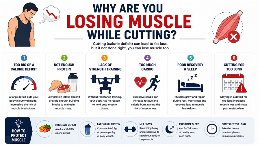 Why Are You Losing Muscle While Cutting?