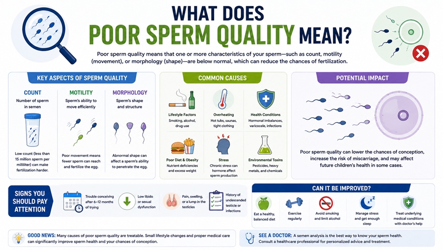 What Does Poor Sperm Quality Mean?