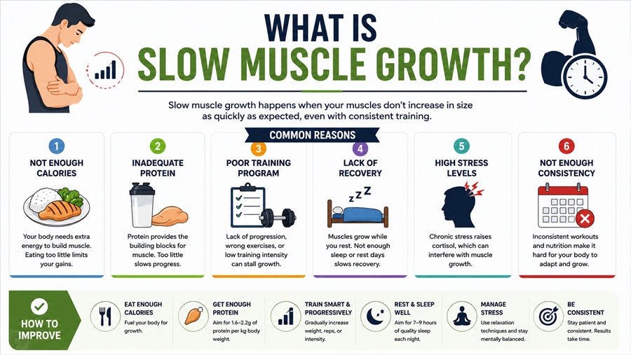 What Is Slow Muscle Growth?